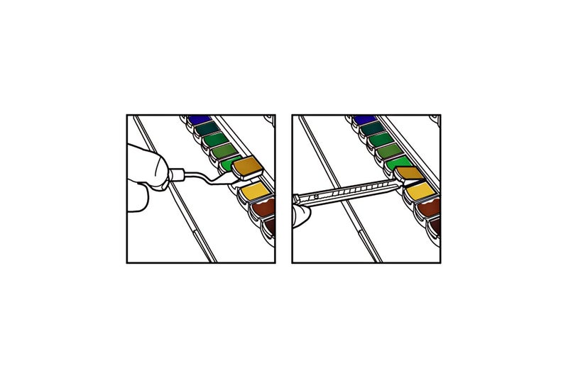 Mijello Mission Gold Class Watercolor Set, 12 Colors, 1 Set (MPW2012) - Image 5
